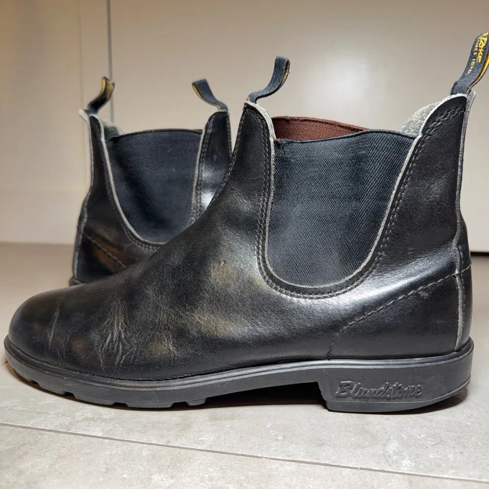 Blundstone‎ Originals Boots Mens 11 Black Leather Pull On Australian Gorpcore